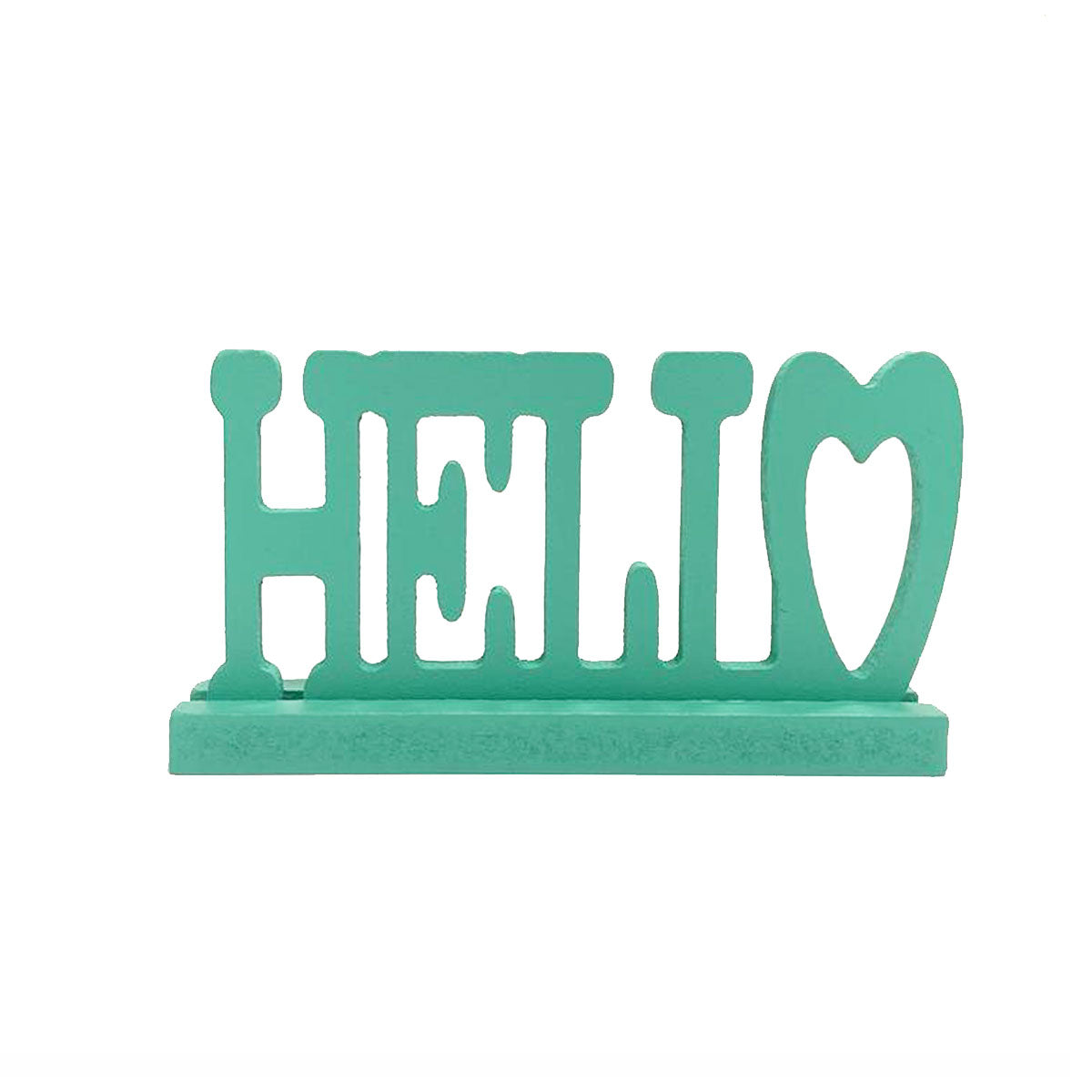 2.5"x5" Sign With Base - Hello (24 Packs)