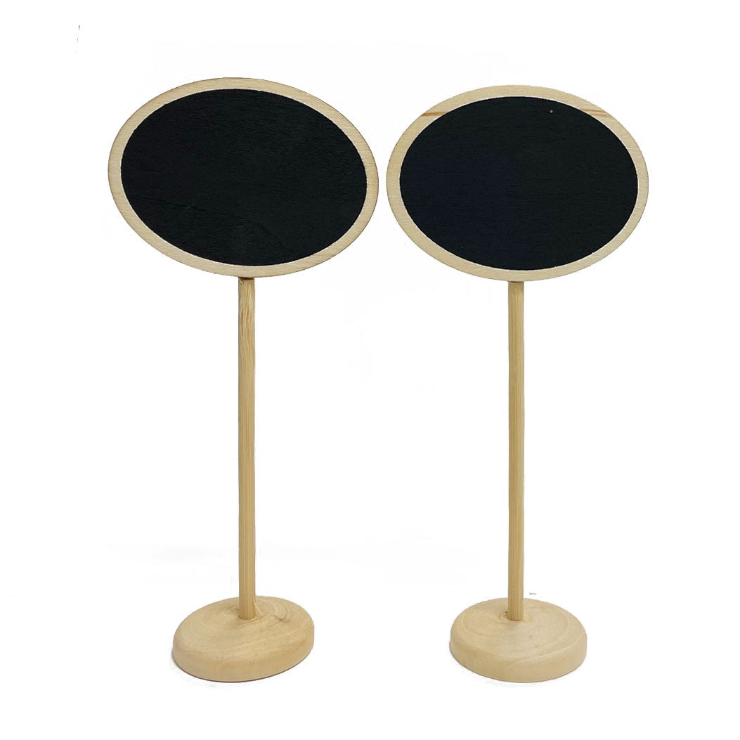 2 Pcs. 7" Blackboard Stand-Oval (24 Packs)