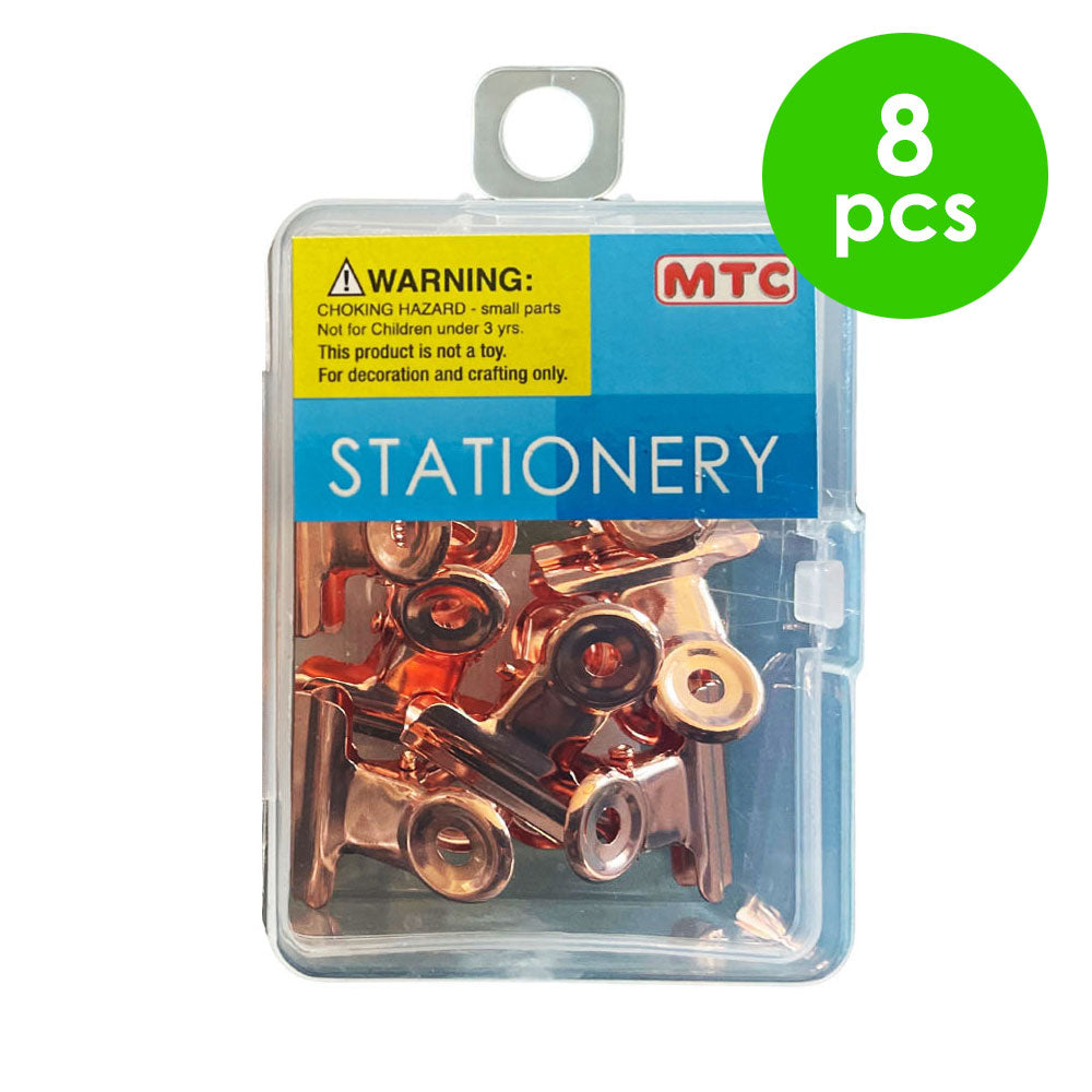 8 Pcs. 22 Mm Hinge Clips - Rose Gold (24 Packs)