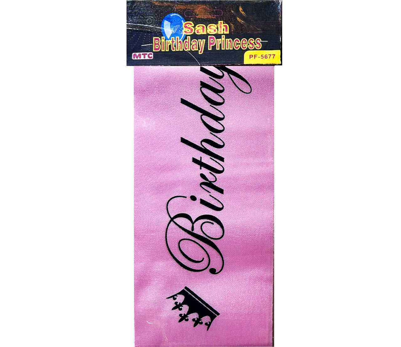 Birthday Princess Party Sash - Pink (24 Packs)