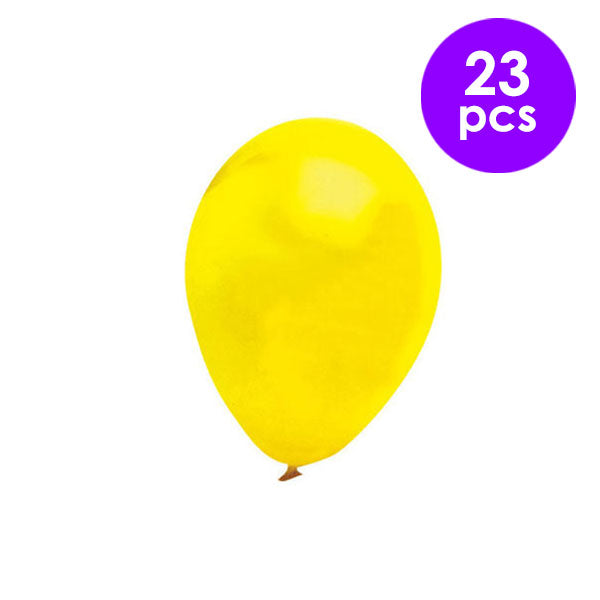 23 Pcs. 5" Bright Balloons - Yellow (24 Packs)