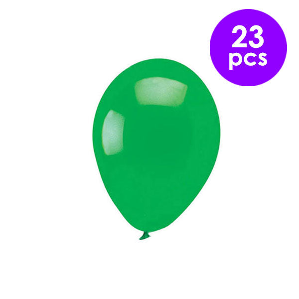 23 Pcs. 5" Bright Balloons - Green (24 Packs)