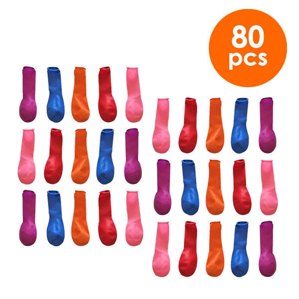80 Pcs. 3" Water Balloons - Bright (24 Packs)