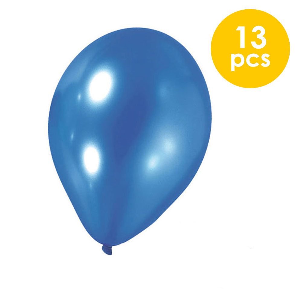 13 Pcs. 10" Pearlized Balloons - Blue (24 Packs)