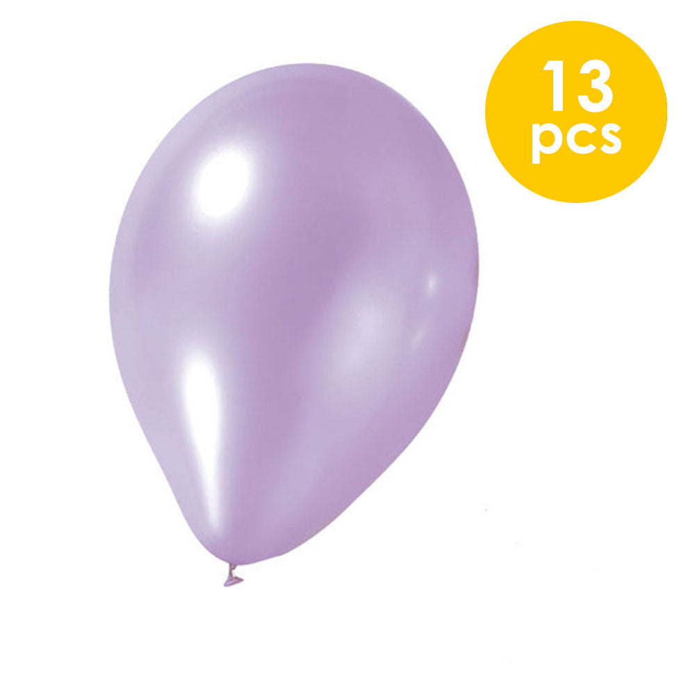 13 Pcs. 10" Pearlized Balloons - Lavender (24 Packs)