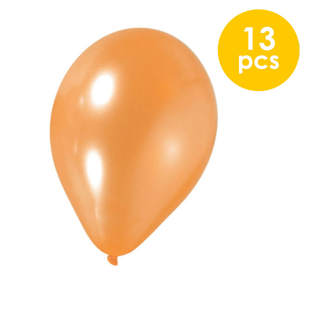 13 Pcs. 10" Pearlized Balloons - Orange (24 Packs)