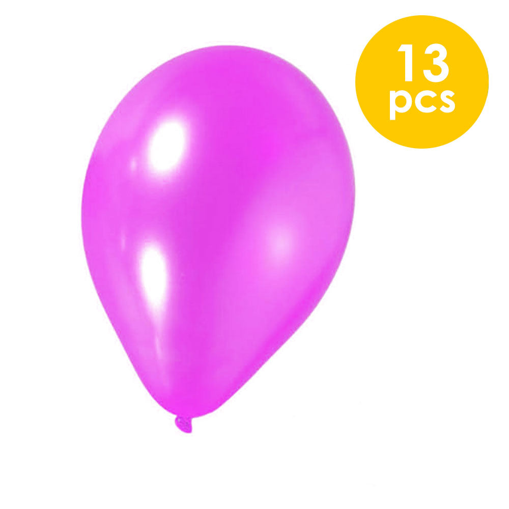 13 Pcs. 10" Pearlized Balloons - Magenta (24 Packs)