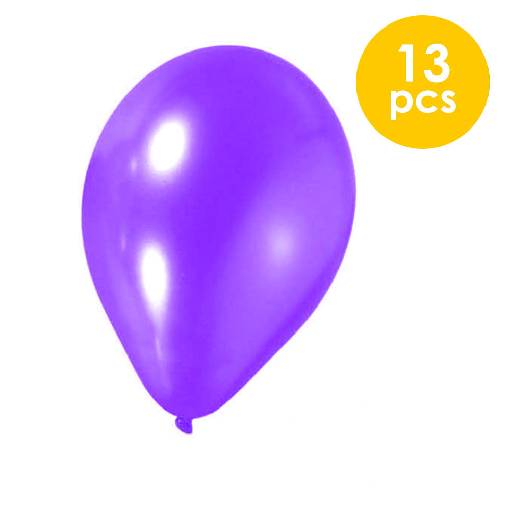 13 Pcs. 10" Pearlized Balloons - Purple (24 Packs)