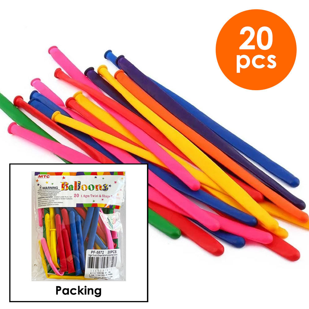 20 Pcs. Twist & Shape - Assorted (24 Packs)