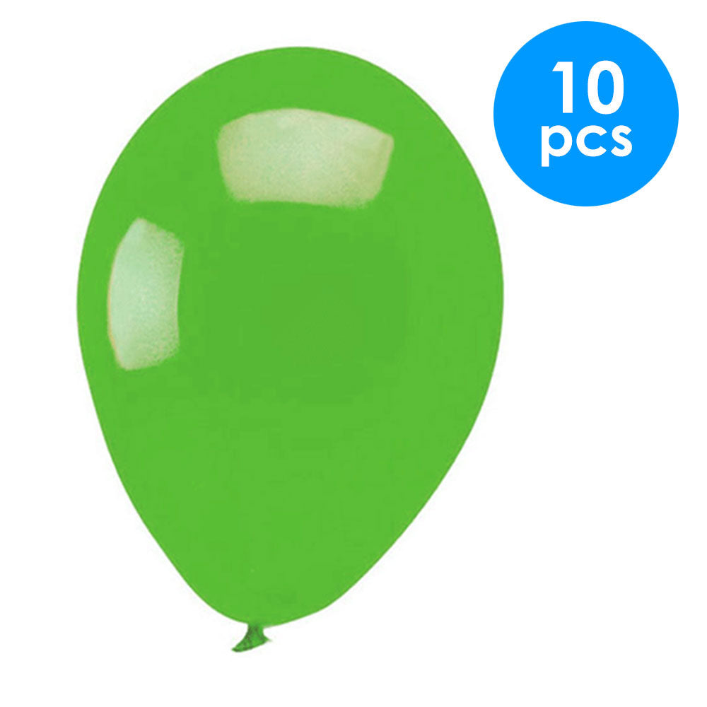10 Pcs. 12" Balloons - Lime Green (24 Packs)