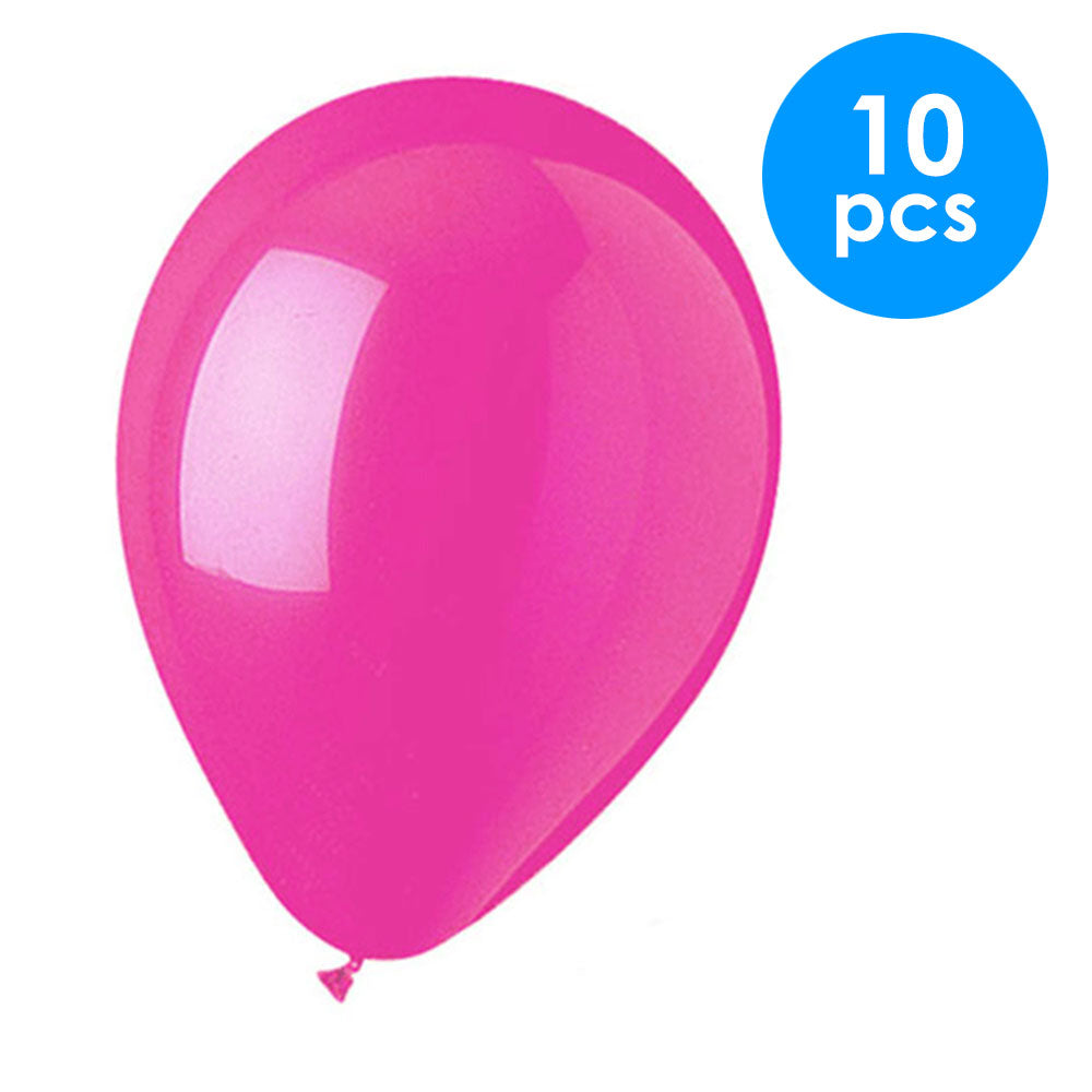 10 Pcs. 12" Balloons - Magenta (24 Packs)