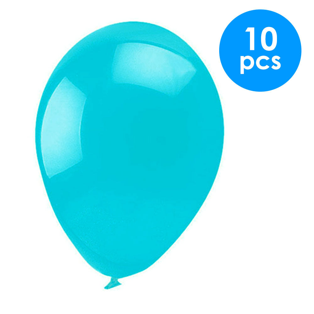 10 Pcs. 12" Balloons - Turquoise (24 Packs)