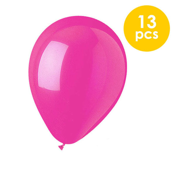 13 Pcs. 10" Balloons - Magenta (24 Packs)