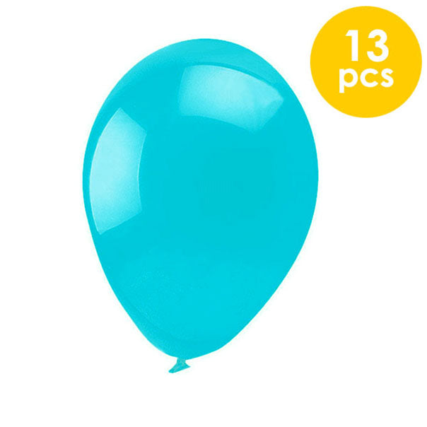 13 Pcs. 10" Balloons - Turquoise (24 Packs)
