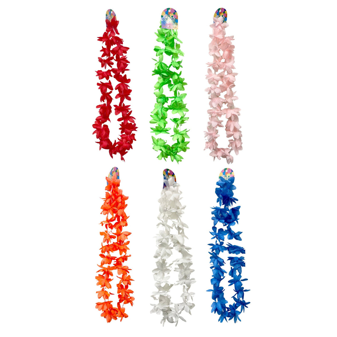 Tropical Leis - Assorted (24 Packs)