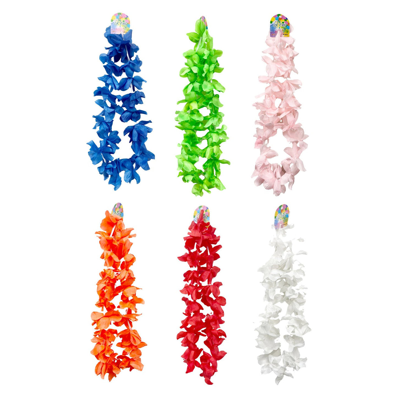 Peony Leis - Assorted (24 Packs)