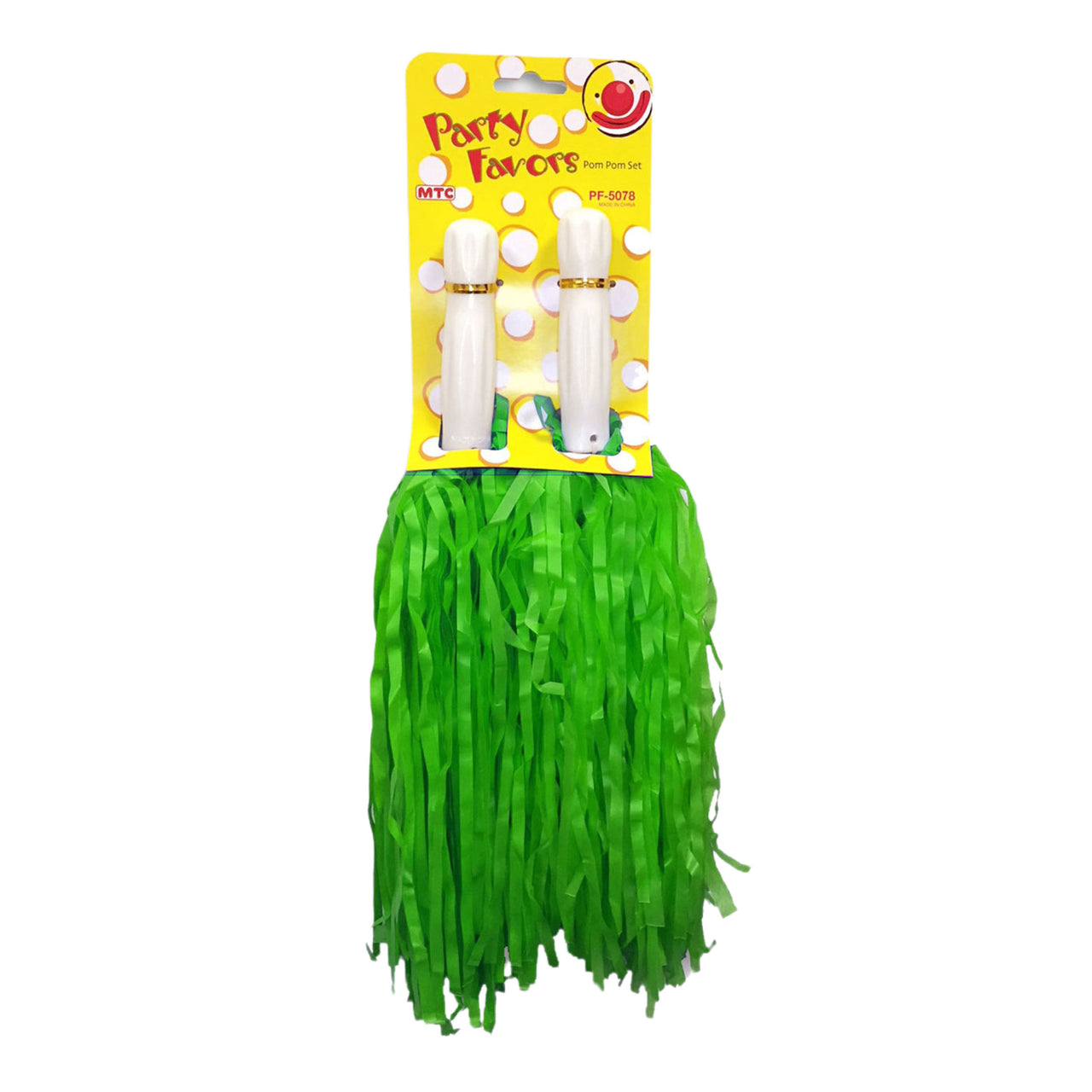 2 Pcs. 8" Pom Pom Set  - Green (24 Packs)