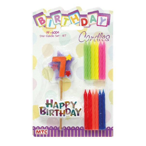 Star Candle Set - #7 (24 Packs)