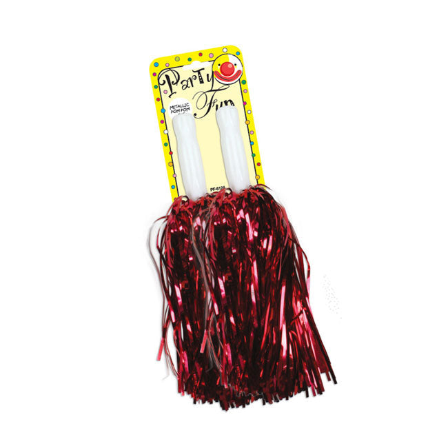 2 Pcs. 8" Metallic Pom Pom Set (24 Packs)