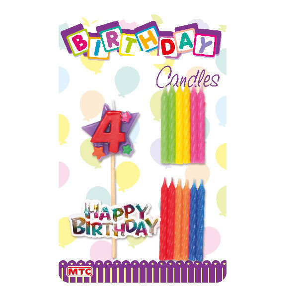 Star Candle Set - #4 (24 Packs)