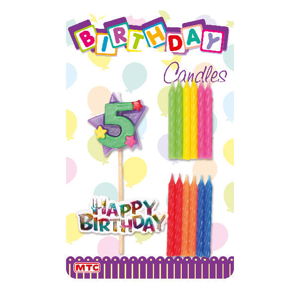 Star Candle Set - #5 (24 Packs)