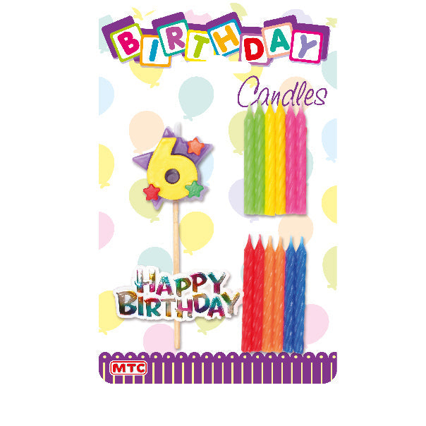 Star Candle Set - #6 (24 Packs)