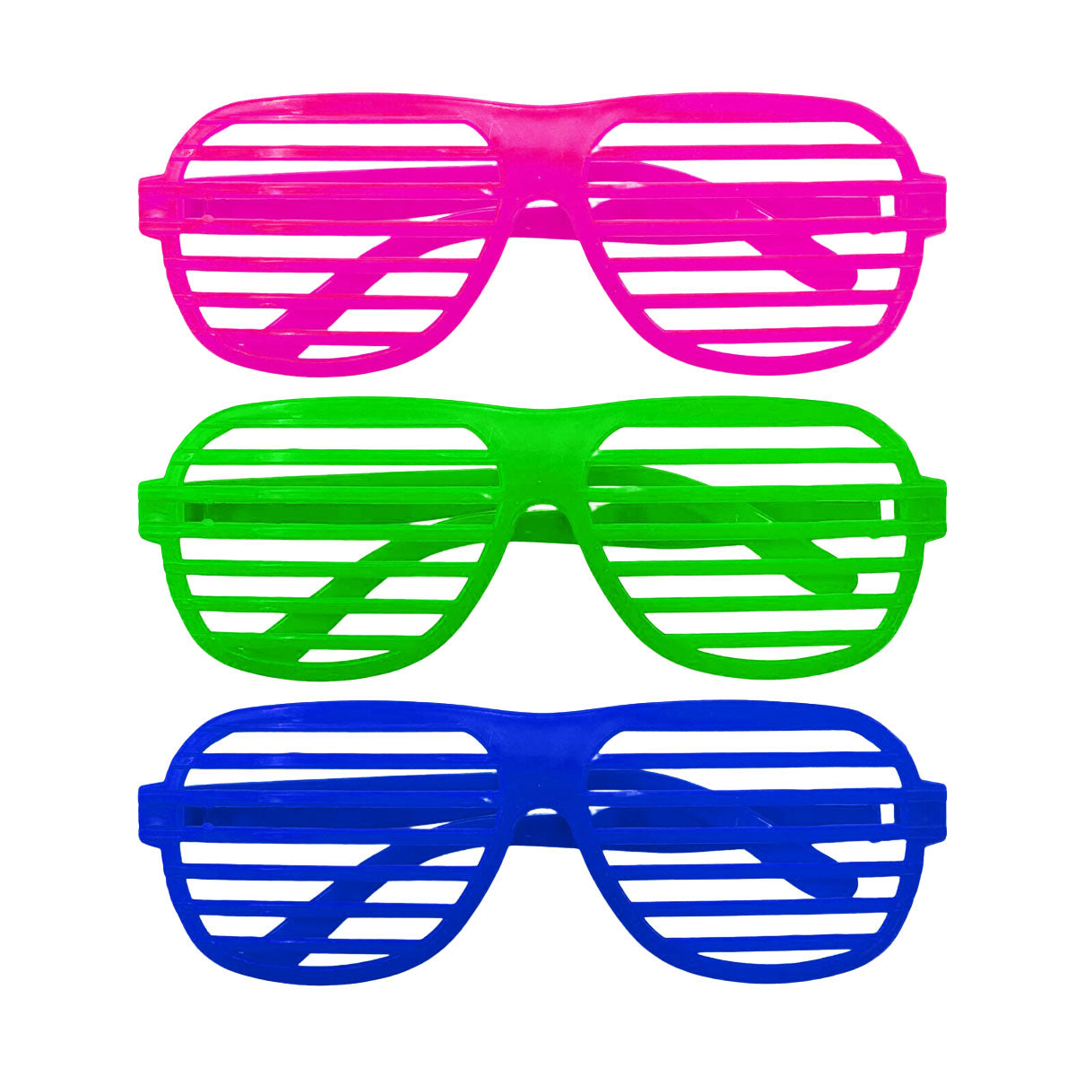 3 Pcs. Shutter Glasses  - Assorted (24 Packs)