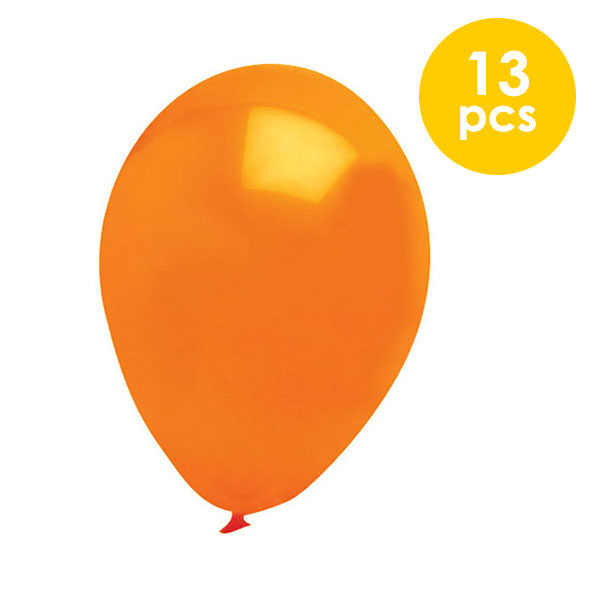 13 Pcs. 10" Balloons - Orange (24 Packs)