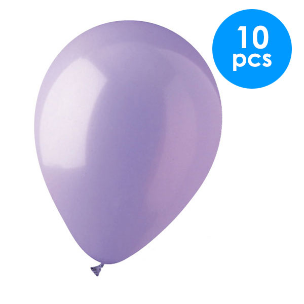 10 Pcs. 12" Balloons - Lavender (24 Packs)