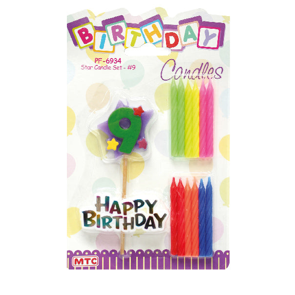 Star Candle Set - #9 (24 Packs)
