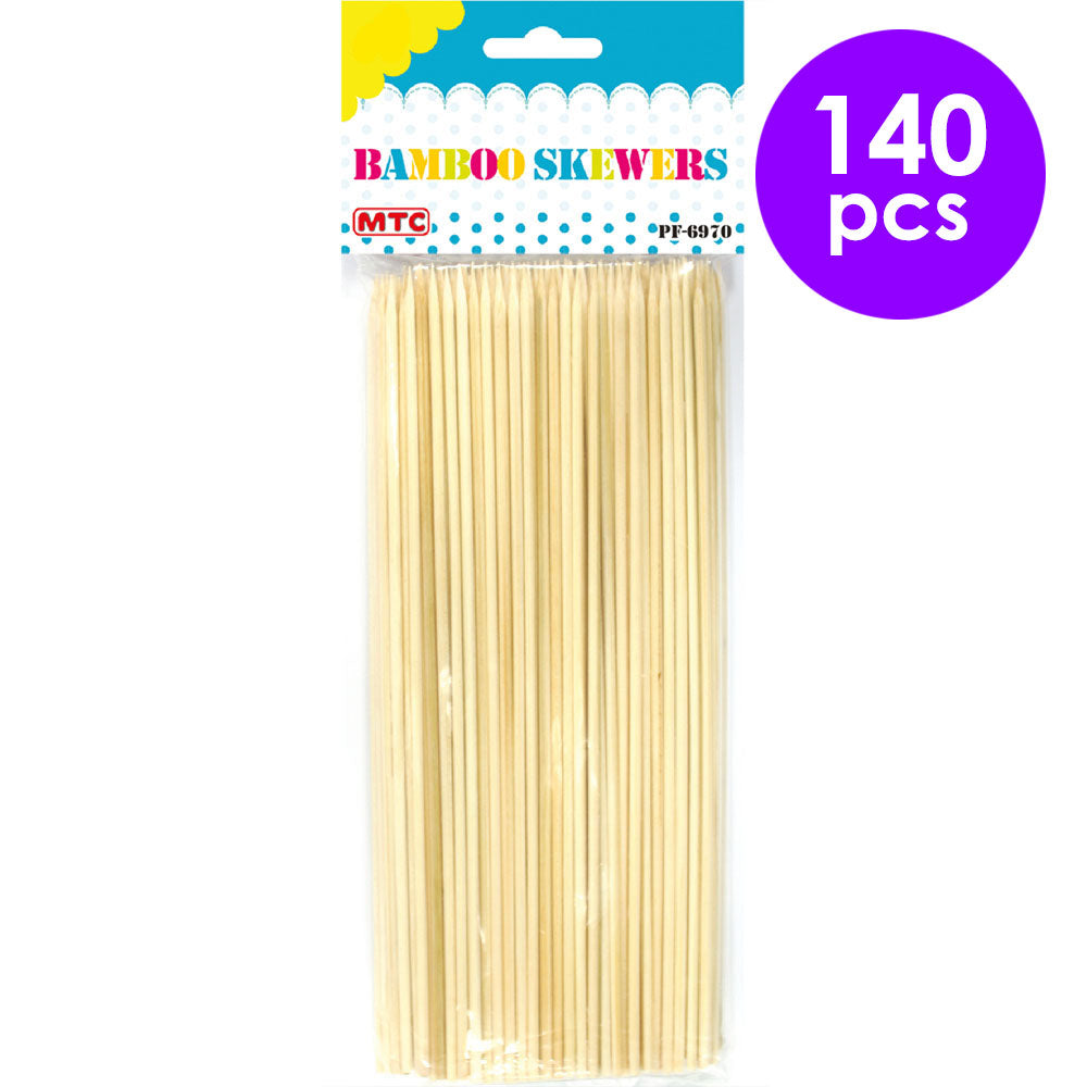 140 Pcs.  8" Bamboo Skewers (24 Packs)