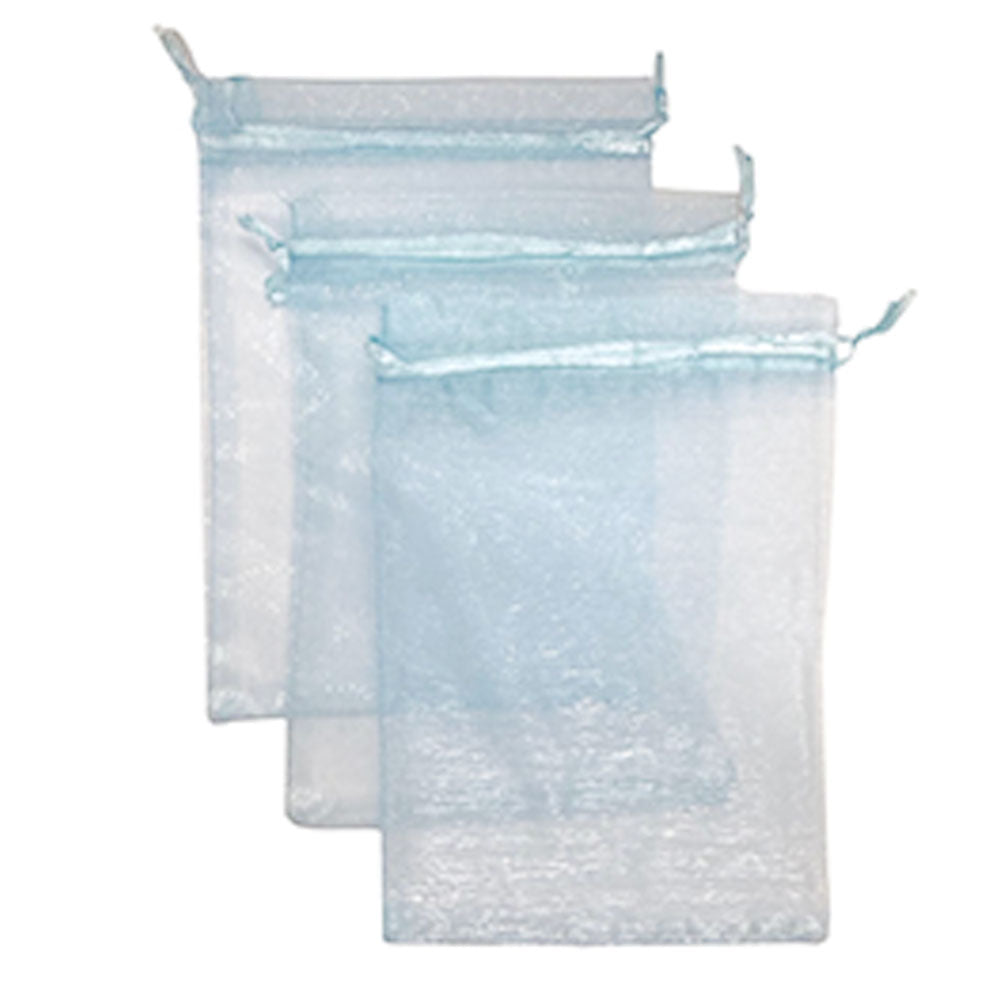 3 Pcs. 5x6.5" Pouches - Blue (24 Packs)