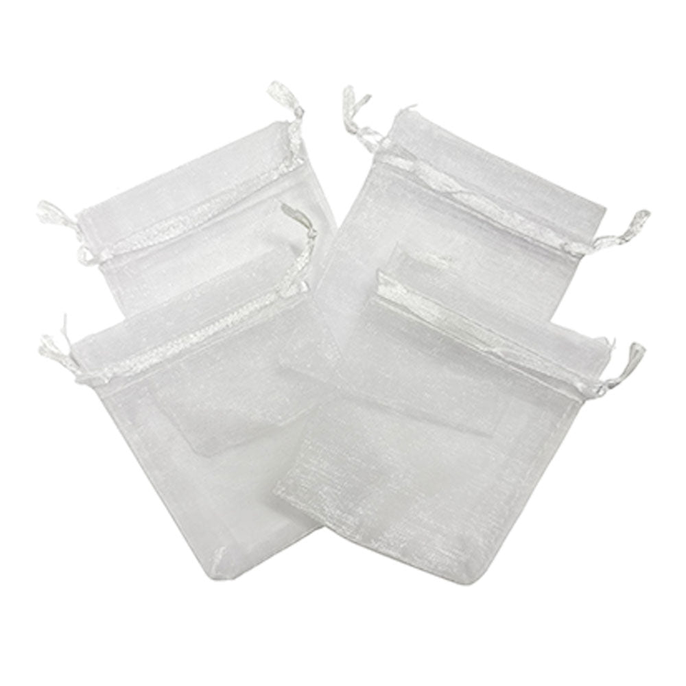 4 Pcs. 3x4"Pouches - White (24 Packs)