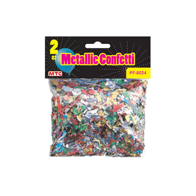 2 Oz. Metallic Confetti (24 Packs)