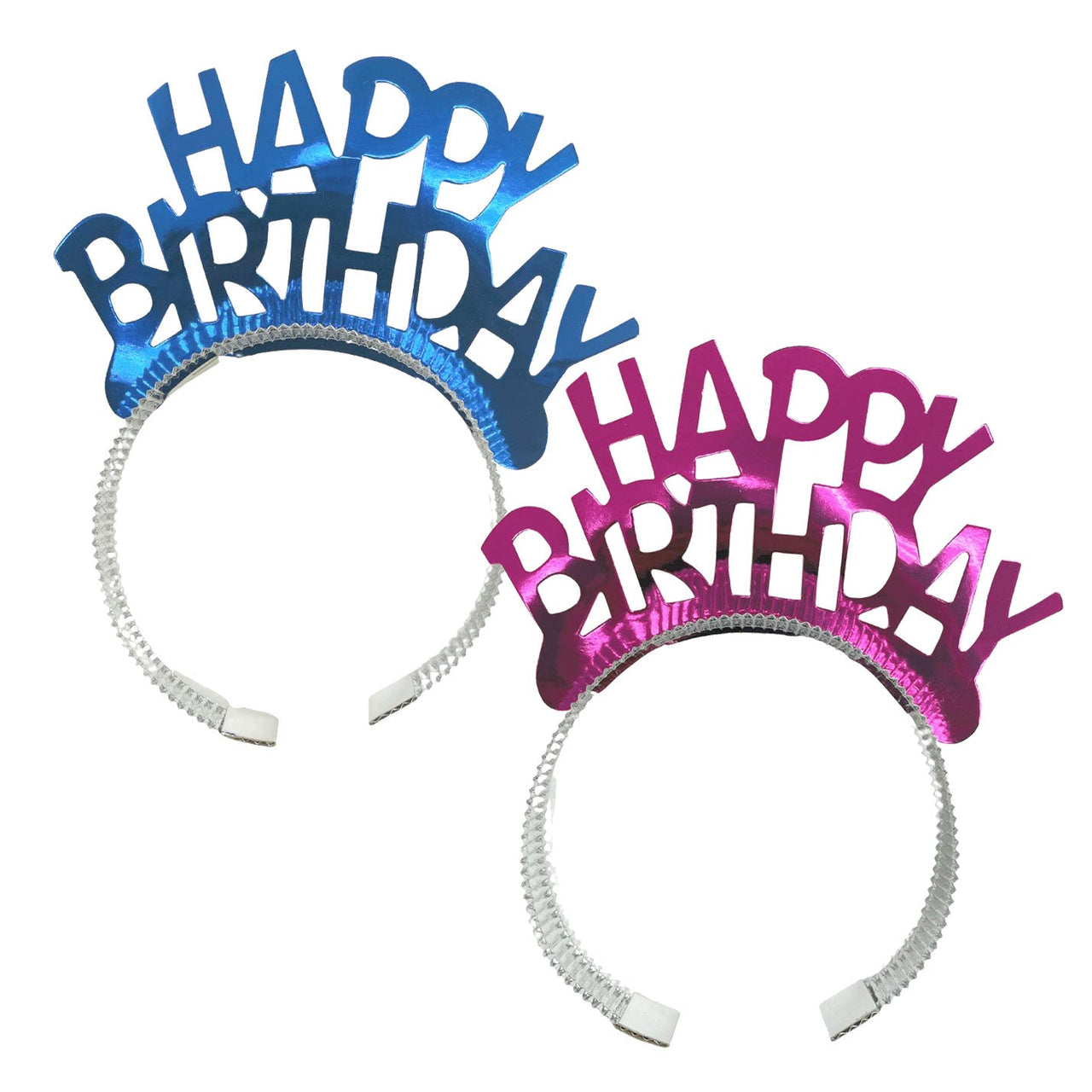 2 Pcs. Laser Birthday Tiaras (24 Packs)