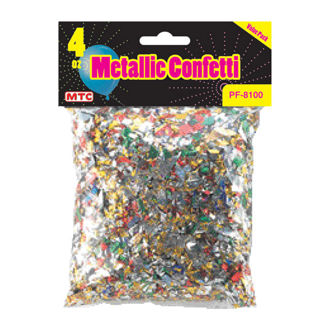 4 Oz. Metallic Confetti - Value Pack (24 Packs)