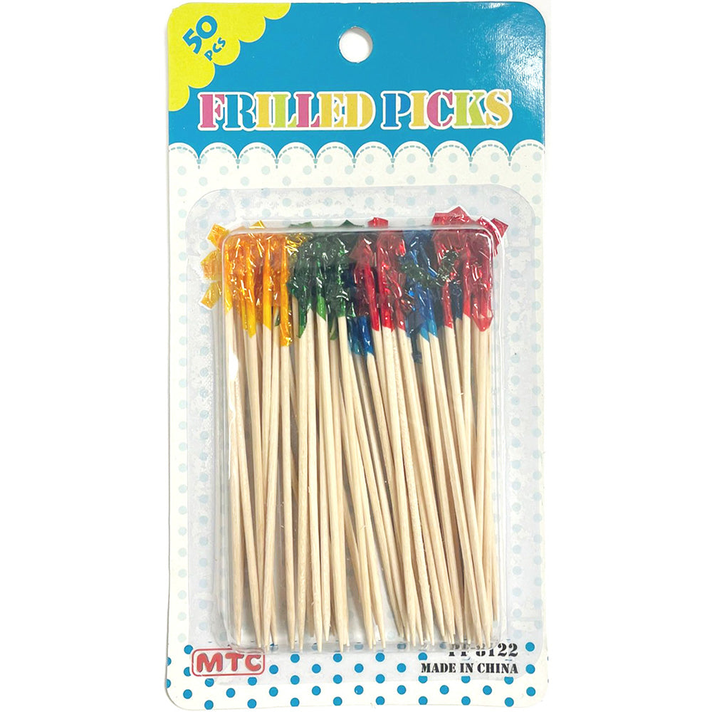 50 Pcs. Frilled Picks (24 Packs)