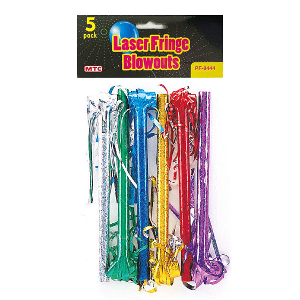 5 Pcs. Laser Fringe Blowouts - Assorted (24 Packs)